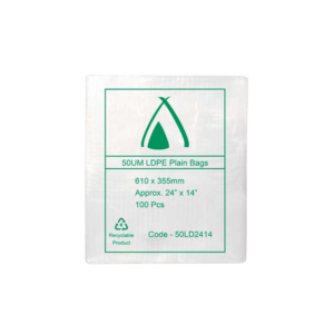 24" X 14" LDPE BAG 50um
