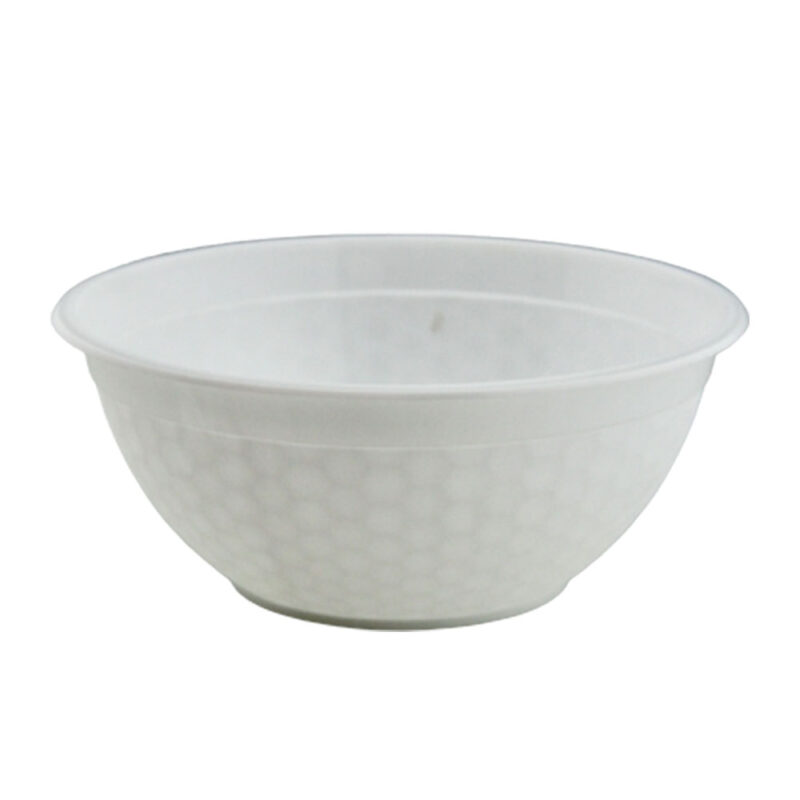 G 1050ML PLASTIC BOWL WHITE (50PCS X 8SLV)