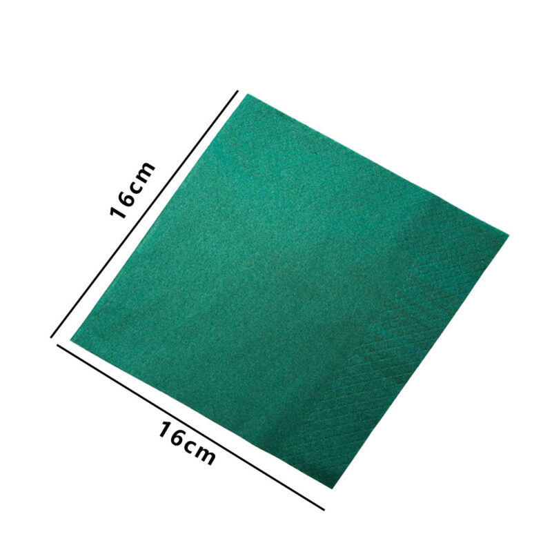 QT 2 PLY LUNCHEON DARK GREEN NAPKIN (2000PCS/CTN) - Image 2