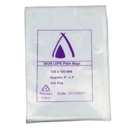 TP 6 X 4 LDPE BAG 35UM (100PCS X 20PACK)