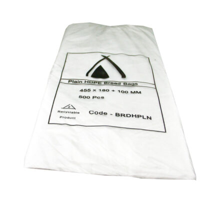 TP BREAD BAG HDPE PLAIN (500PCSX10PACKS)