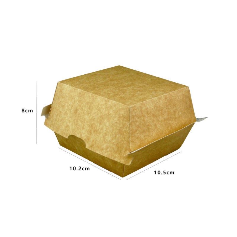PAC KRAFT BOARD BURGER BOX (KB2) 500PCS/CTN - Image 2