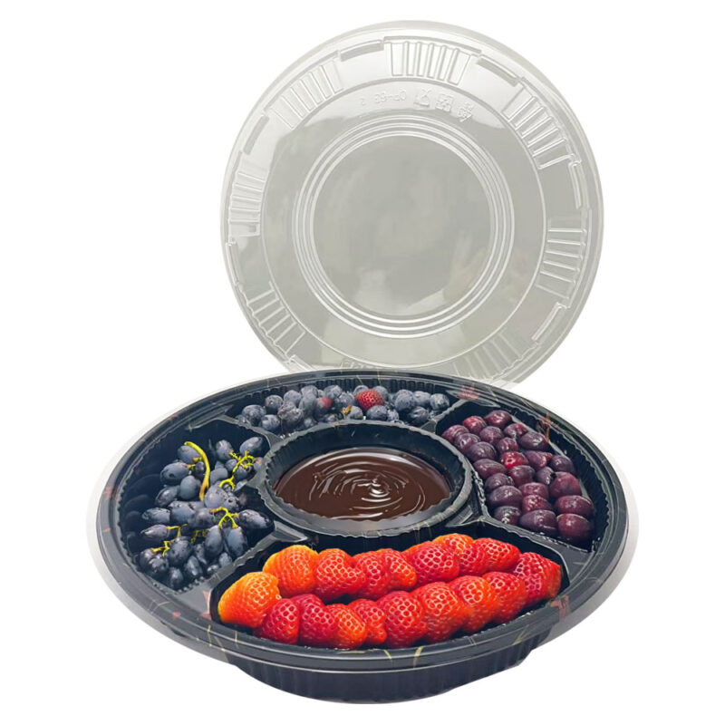 JC 5-COMPARTMENT SUSHI PLATTER SET (25PCS X 4SLV) - Image 3