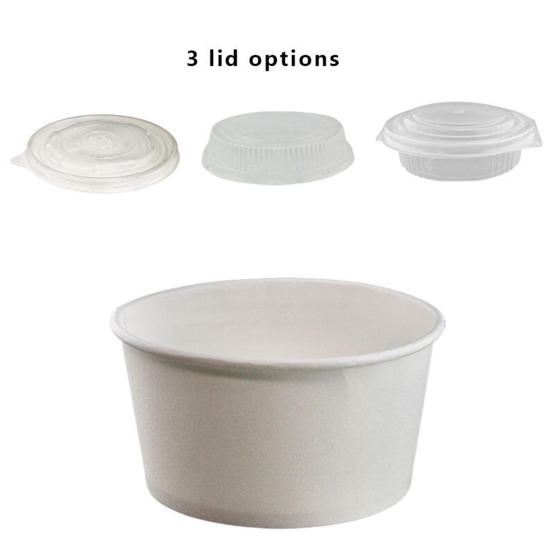 JC 740ML PAPER BOWL WHITE (50PCS X 12SLV) - Image 3