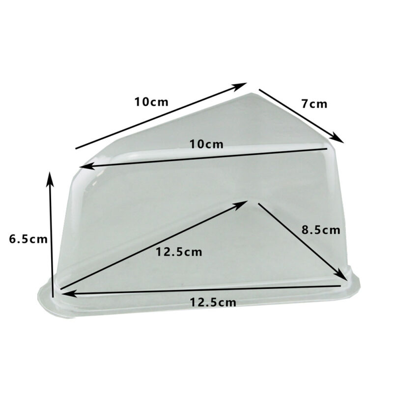 JC TRIANGLE DESSERT TRAY LID (50PCS X 24SLV) - Image 2