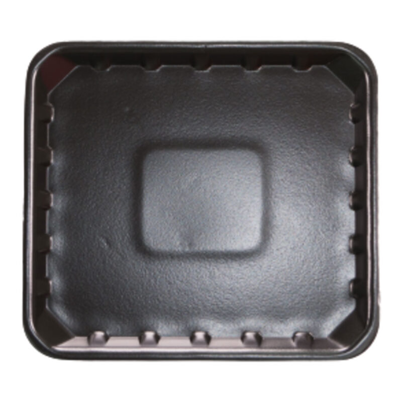 IKON FOAM TRAY 8X7 SHALLOW BLACK (125PCS X 6SLV)