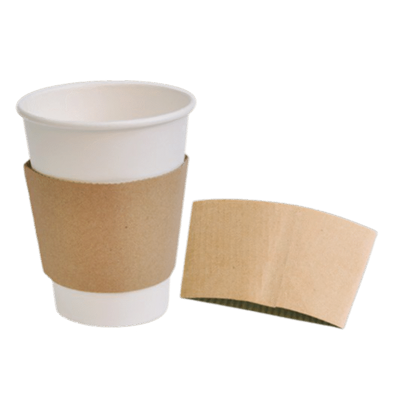 PAC 8OZ KRAFT CUP SLEEVE (100PCS X 10SLV)