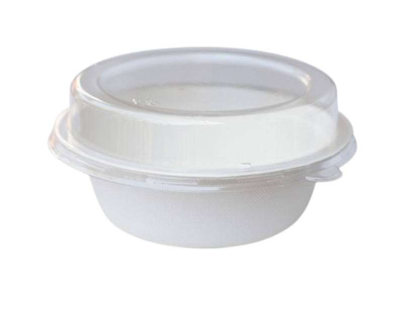 PAC PET LID FOR 32OZ SUGARCANE BOWL (50PCS X 12SLV)