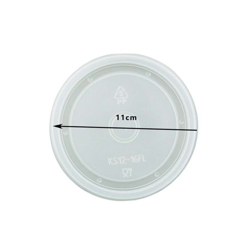 PAC PP LID FOR 12/16OZ TUBS  (50PCS X 10SLV) - Image 2