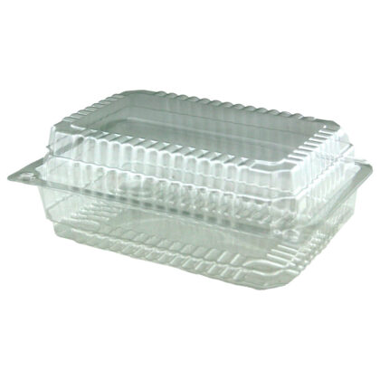 IKON SHELL SMALL SALAD RECT HINGED(IK-SP2) (125PCS X 4PACK)
