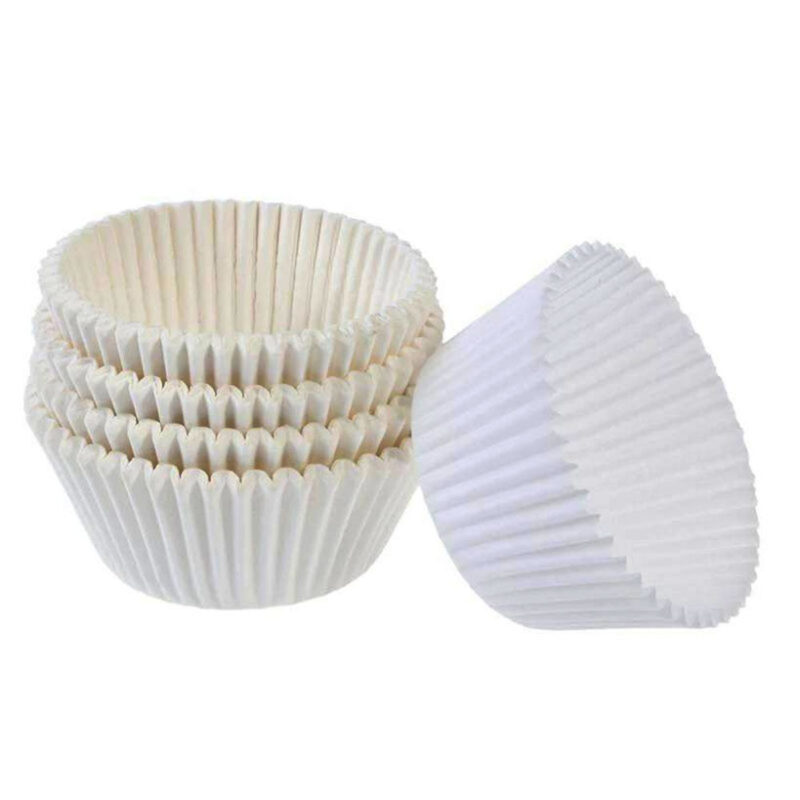 Patty Pans White MEDIUM #380 - 500PCS