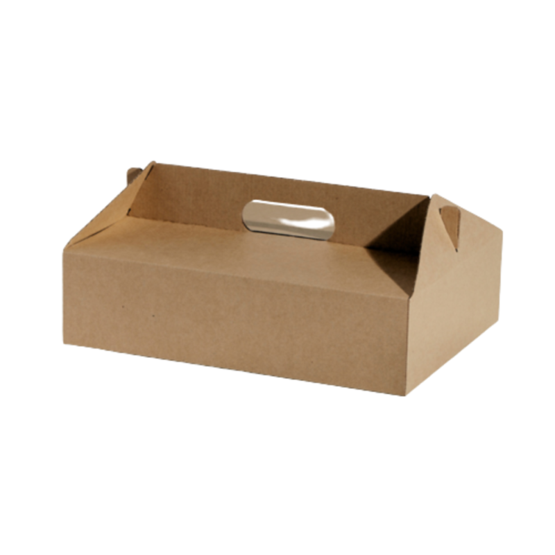 KRAFT CARRY BOX3 100PCS/CTN