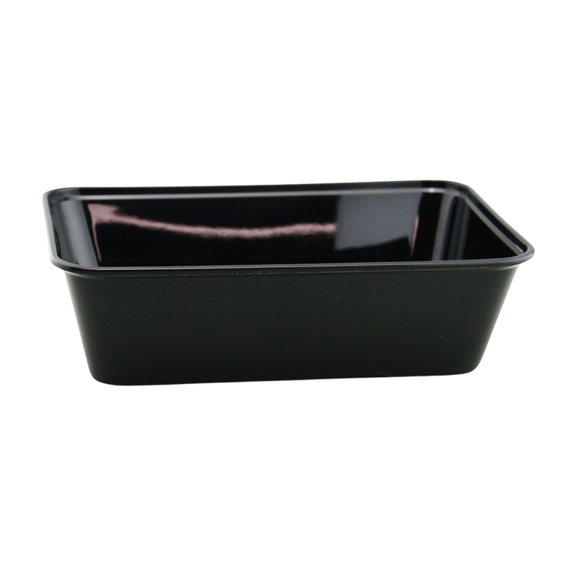 E650 BLACK RECTANGULAR CONTAINERS (50PCS X 10SLV)