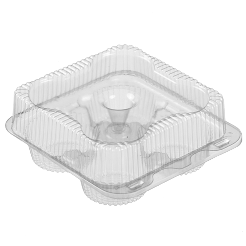 IKON 4PACK MUFFIN HINGED (100PCS X 2SLV)