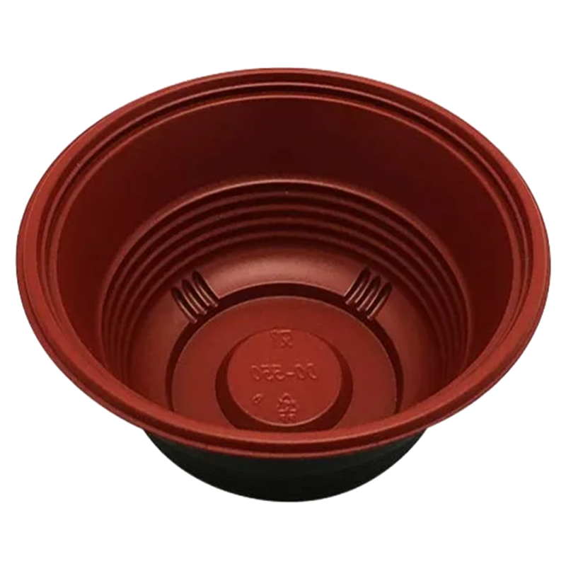 DONBURI BOWL BLACK & RED 550ML (50PCS X 6SLV)