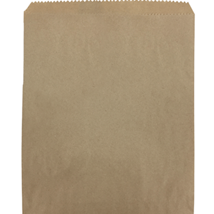 HC 3 FLAT BROWN BAG (500PCS/PACK)
