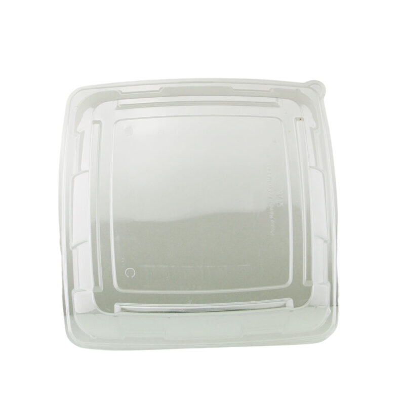 PN PET LID FOR SUGARCANE CATERING TRAY SMALL (100PCS/CTN)