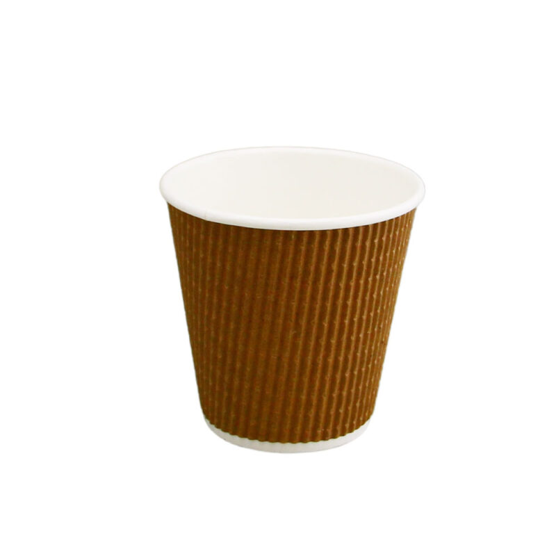 TP COFFEE CUP 8OZ WIDE BROWN (25 CUPS X 20SLV)