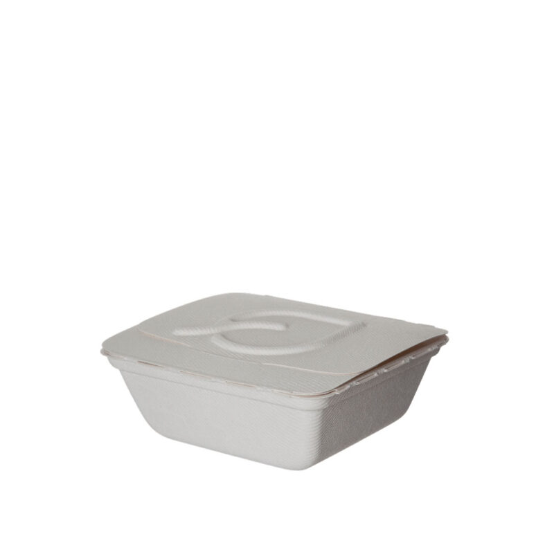 DET SUGARCANE FOLIA CONTAINER 6 X 5.5 X 2.5" (50PCS X 6SLV)