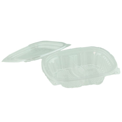 JC 4OZ 2-COMPARTMENT SALAD TRAY SET (750SET/CTN)