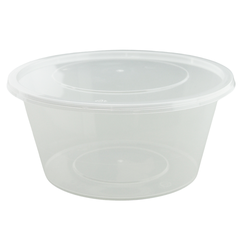 EP 2500ML PLASTIC BOWL CLEAR (50PCS X 4PACK)