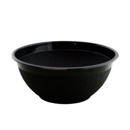 QP 750ML PLASTIC BOWL BLACK (50PCS X 8SLV)