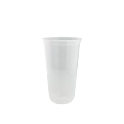 KK 500ML INJECTION U SHAPE BUBBLE TEA CUP FROSTED (50PCS X 10SLV) - S