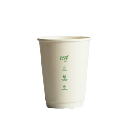 PN 12OZ DW COFFEE CUP WHITE (25PCS X 20SLV)