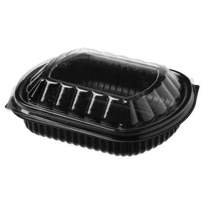 YS 1 COMPARTMENT LUNCH BOX BLACK SMALL (50PCS x 6SLV)