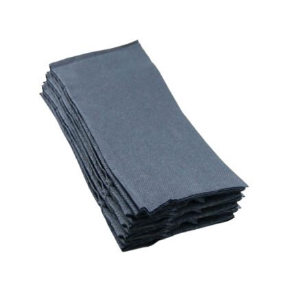 GC 2PLY ELEGANT QUILTED DINNER NAPKIN GT FOLD BLACK 1000PCS/CTN