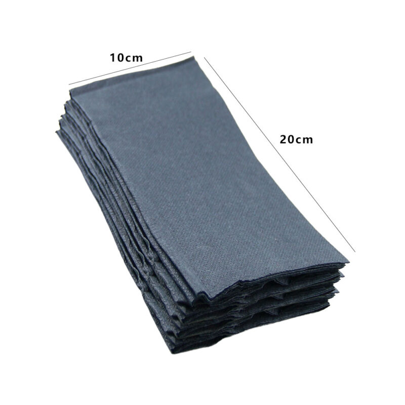 GC 2PLY ELEGANT QUILTED DINNER NAPKIN GT FOLD BLACK 1000PCS/CTN - Image 2