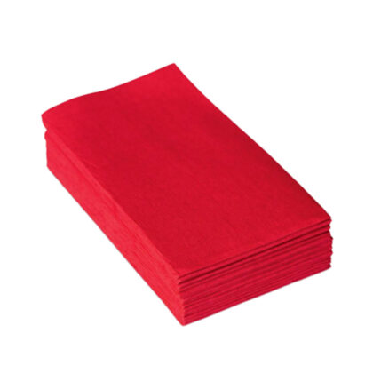 2 PLY TEXTILE QUILTED DINNER GT FOLD NAPKINS - RED (1000PCS/CTN)