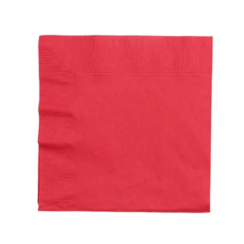GC 2 PLY QUILTED DINNER 1/4 FOLD NAPKIN RED" (1000PCS/CTN)"