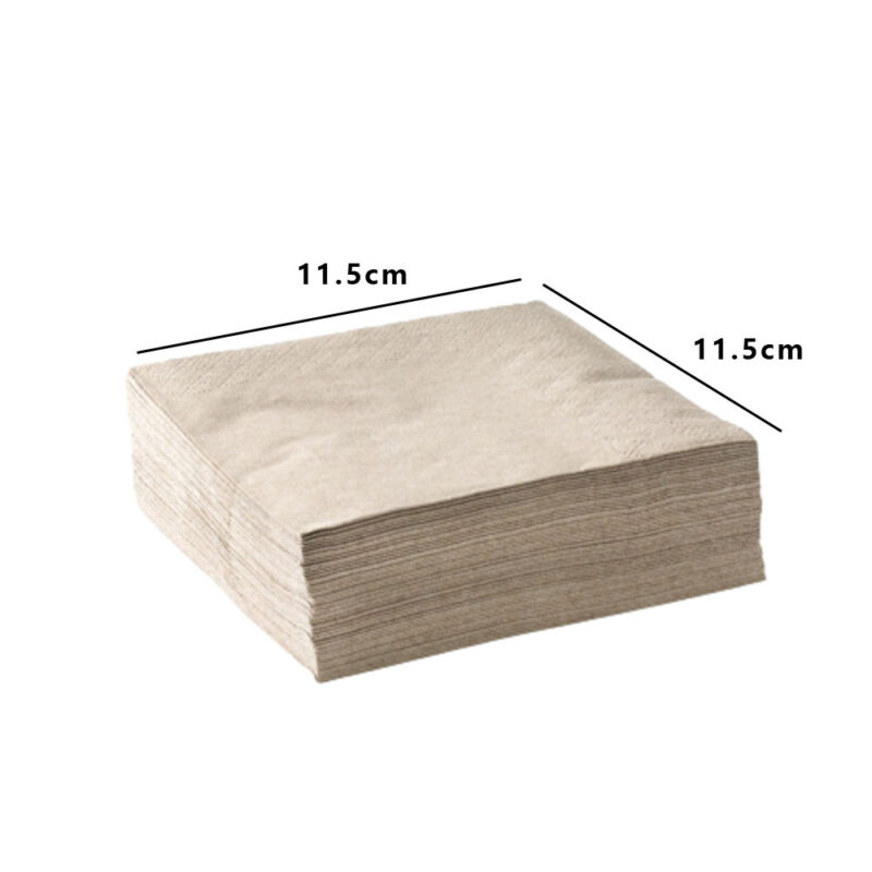 GC 2PLY COCKTAIL NAPKINS KRAFT (2000PCS/CTN) - Image 2