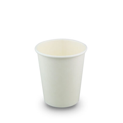 QP 8OZ SW WHITE PAPER PE COFFEE CUP 80MM ( 50PCS X 20SLV)