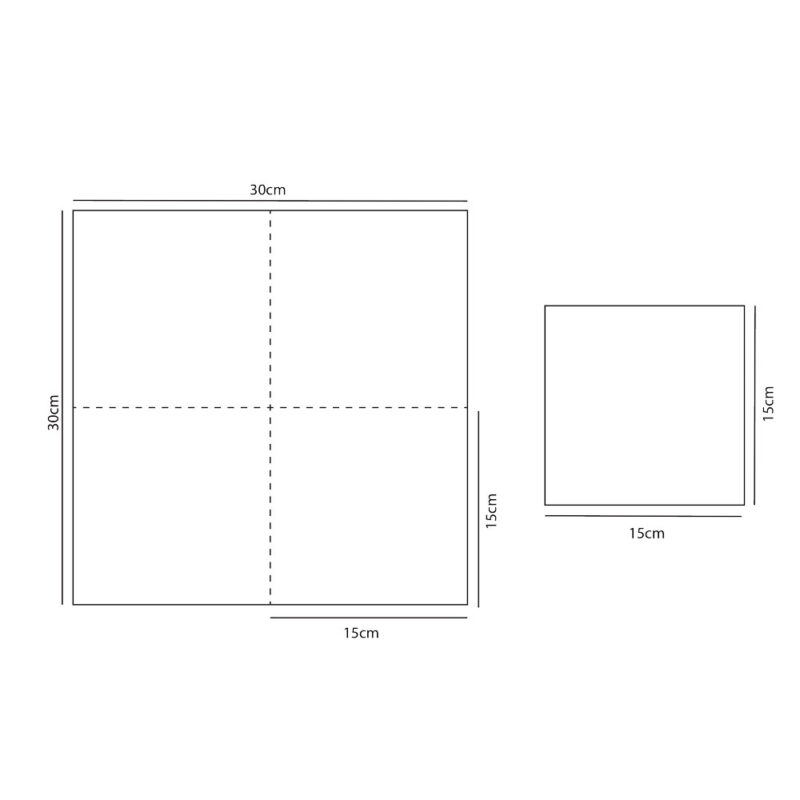 GC 1PLY LUNCHEON NAPKIN 1/4 FOLD BROWN KRAFT (500PCSX6PACK) - Image 3