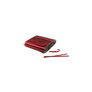 3" (75MM) PLASTIC TWISTIES -  RED