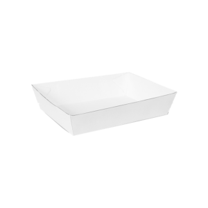 WHITE Seafood Tray Medium