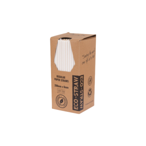PAPER REGULAR STRAW WHITE