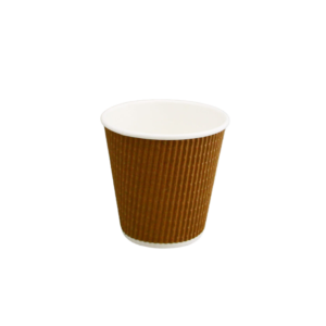 COFFEE CUP 8OZ WIDE BROWN