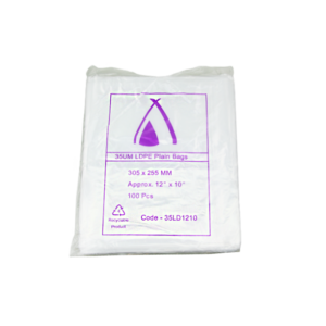 12" X 10" LDPE BAG 35UM
