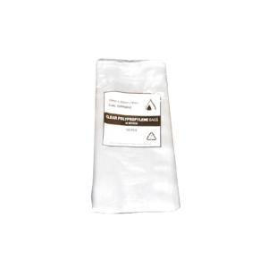 POLY BAG 235MM x 100MM  + 50MM  30UM