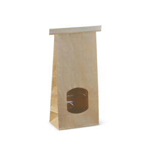TIN TIE BAG MEDIUM WITH WINDOW