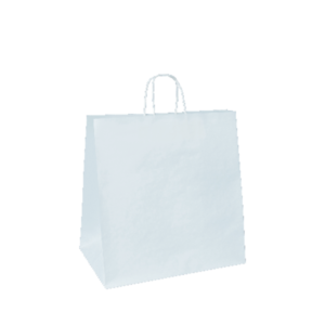 JUMBO HANDLE PAPER BAG WHITE 370 X 355 X 220