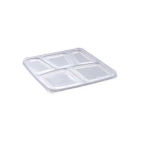 DURABLE PLASTIC LID FOR 5 COMPARTMENT
