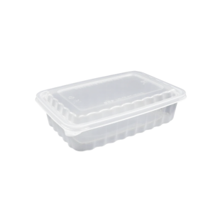 DURABLE PLASTIC 1200ML CONTAINER AND LID SET