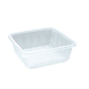 DURABLE PLASTIC  SQUARE CONTAINER 2260ML