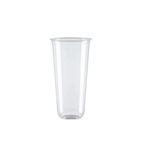 700ML INJECTION U SHAPE BUBBLE TEA CUP CLEAR