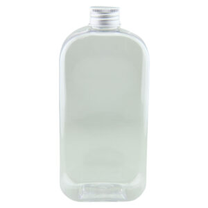 400ML BOTTLE & LID (24MM no hole) HIP FLASK SHAPE