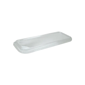 PET LID FOR 2/3 COMPARTMENT SUGARCANE TRAY